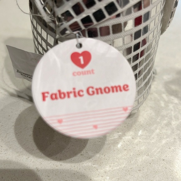 NWT 2 Gnome Decorations. 1 Disco Ball Gnome and 1 Hearts You Gnome - Picture 7 of 8